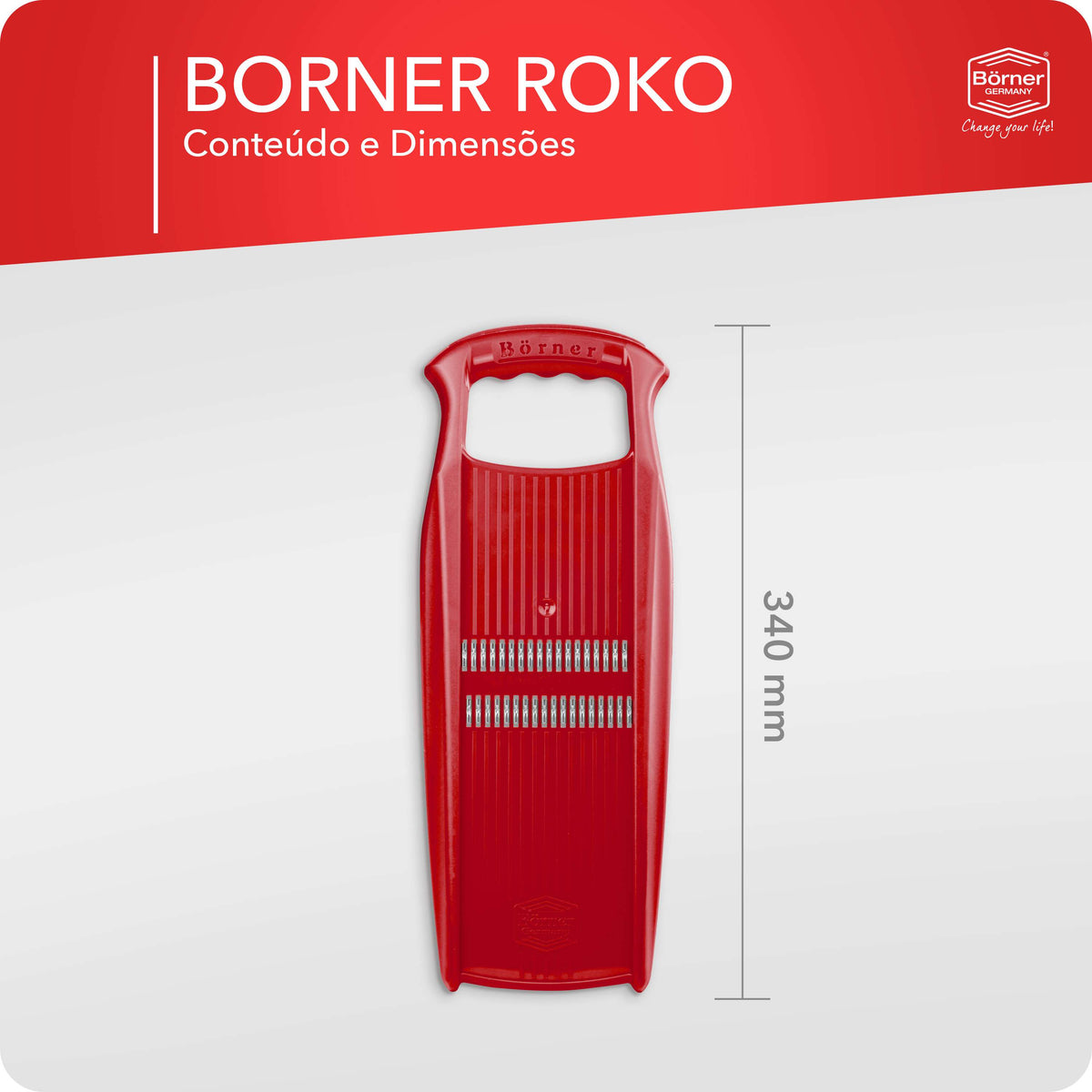 Ralador Borner Roko Sem Botao